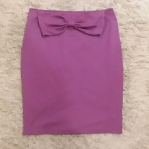 Purple Bow Skirt